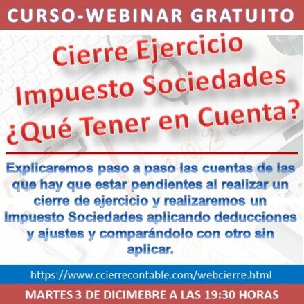 Curso Contabilidad fiscalidad y programa contable